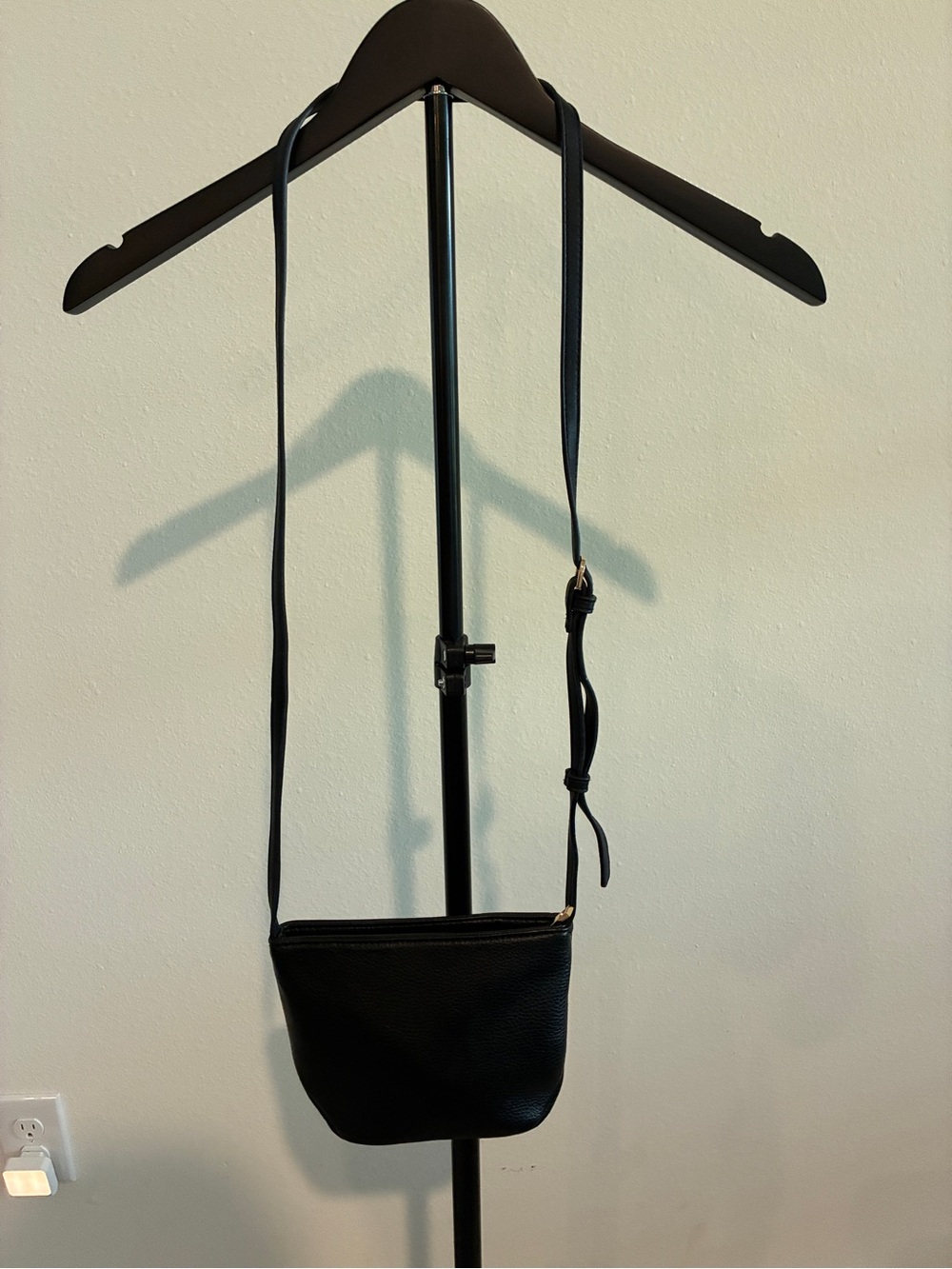 Black Crossbody Bag - Sleek Everyday Shoulder Bag